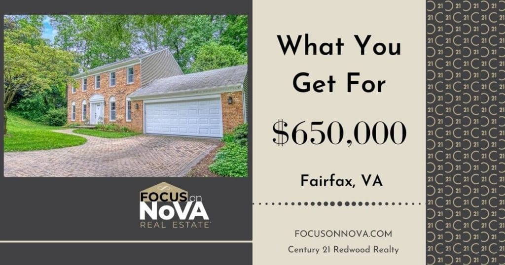 What you get for $650,000 in Fairfax, VA