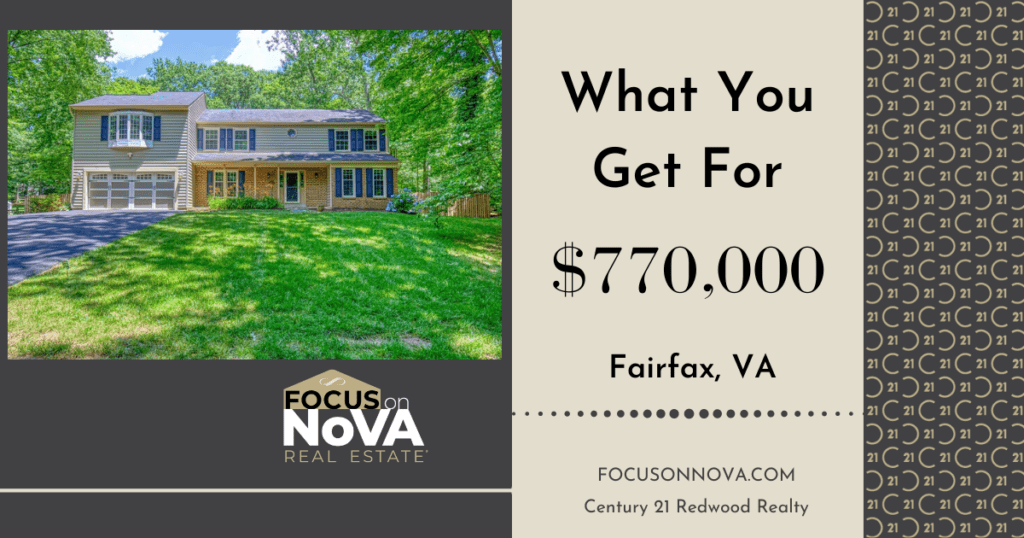 What you get for $770,000 in Fairfax, VA