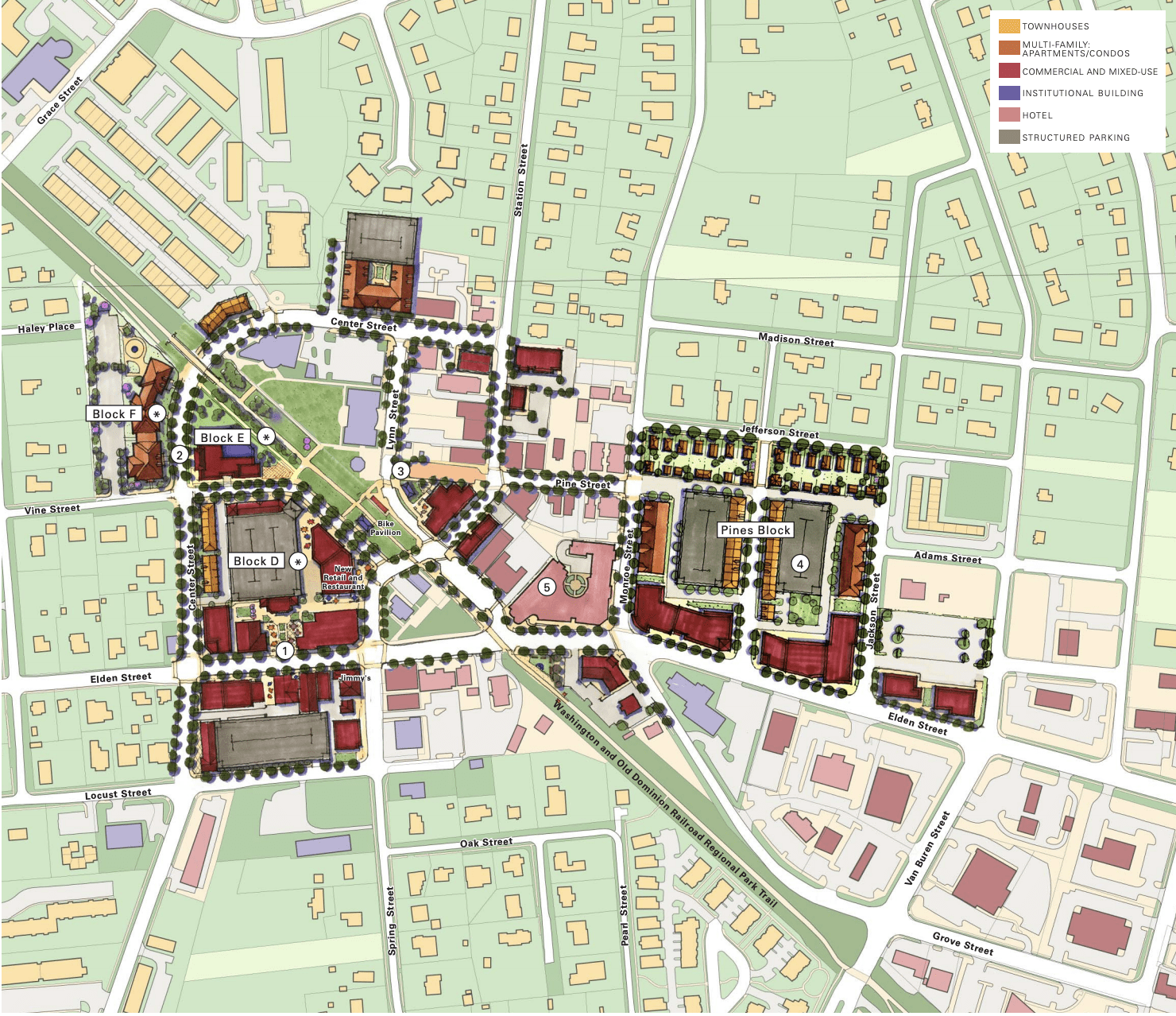 Herndon redevelopment site plan