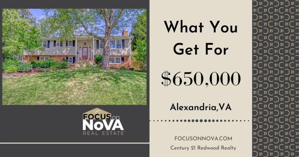 What you get for $650,000 in Alexandria VA