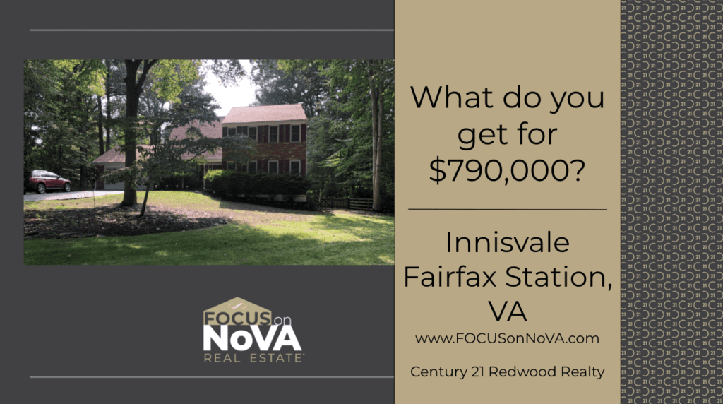 What you get for $790,000 in the Innisvale community of Fairfax Station?