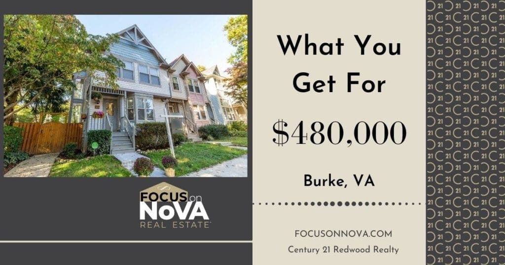 what you get for $480,000 in Burke, VA