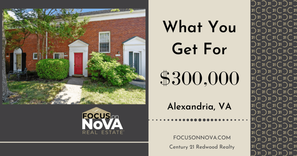 What you get for $300,000 in Alexandria, VA