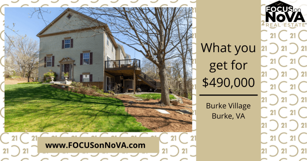 What you get for $490,000 Burke Village