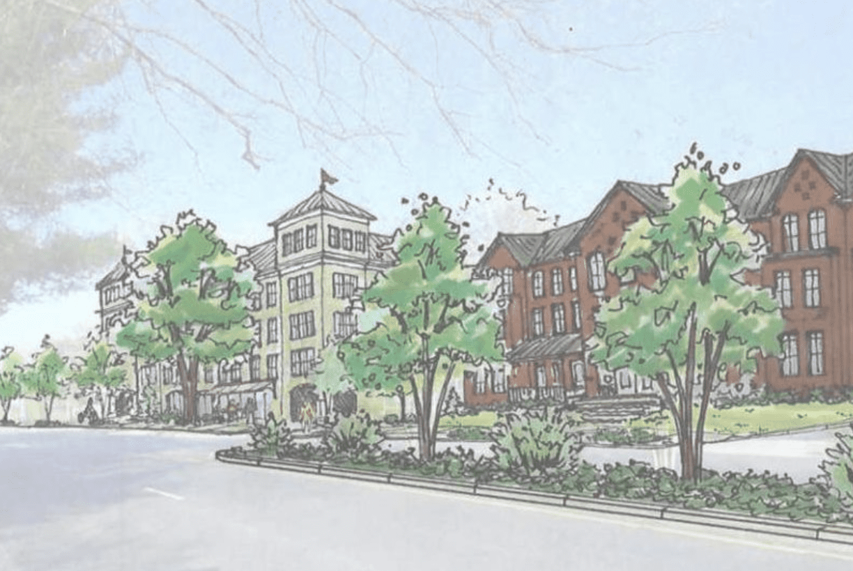 Rendering of Downtown McLean revamp