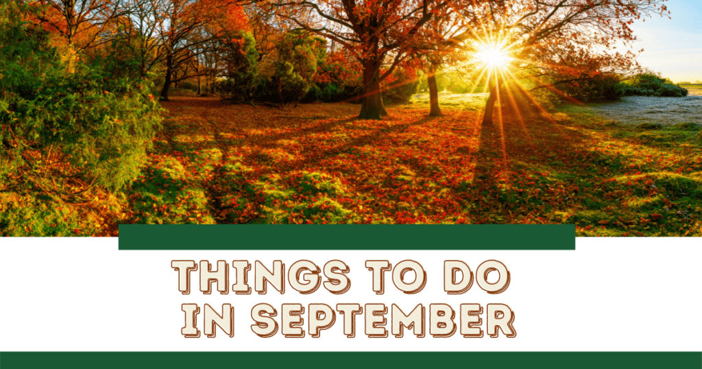 Things to do in September