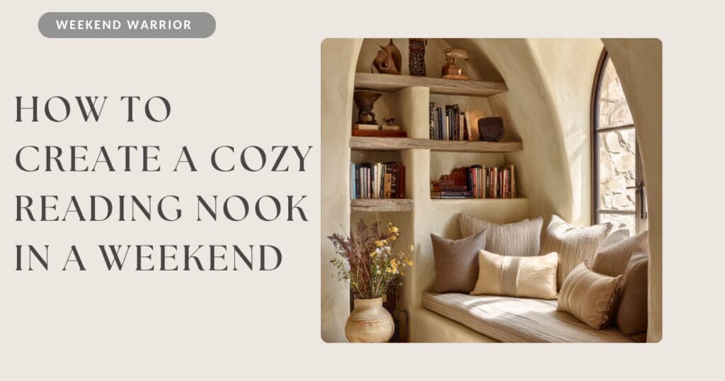 How to Create a Cozy Reading Nook in a Weekend