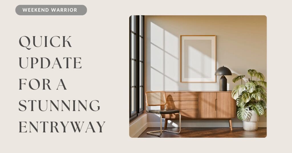 Entryway design tips