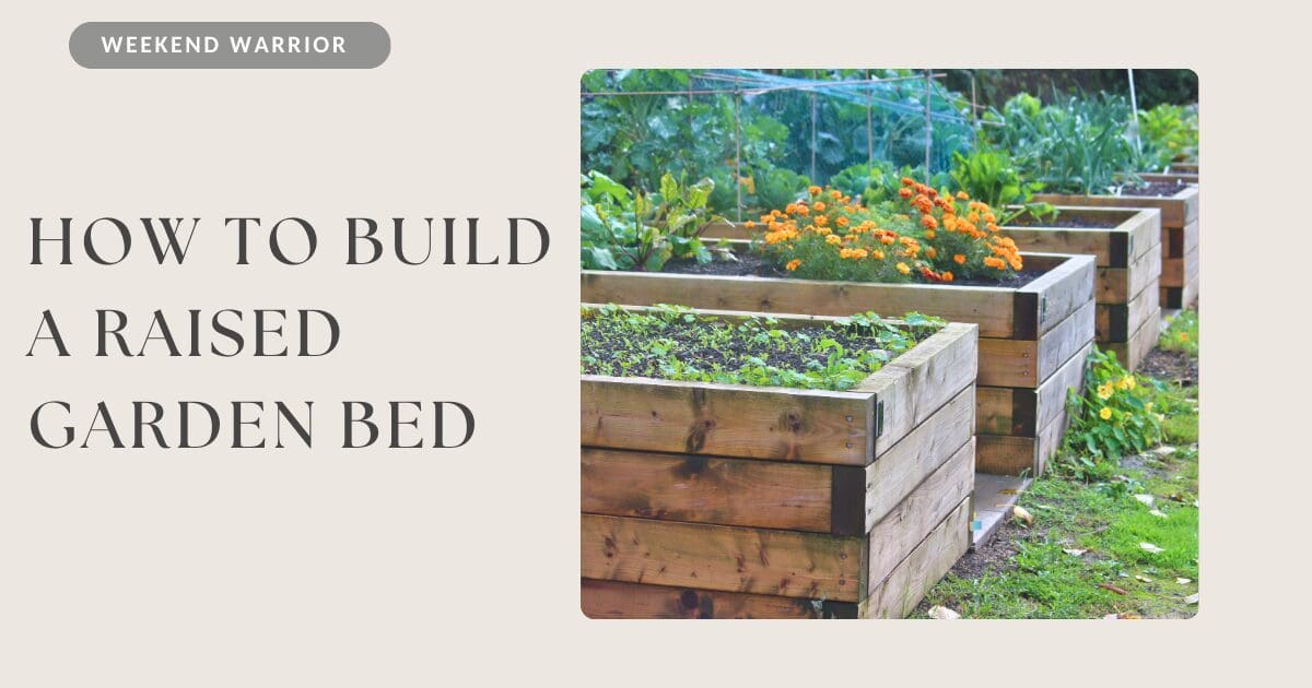 How to build a raised garden bed