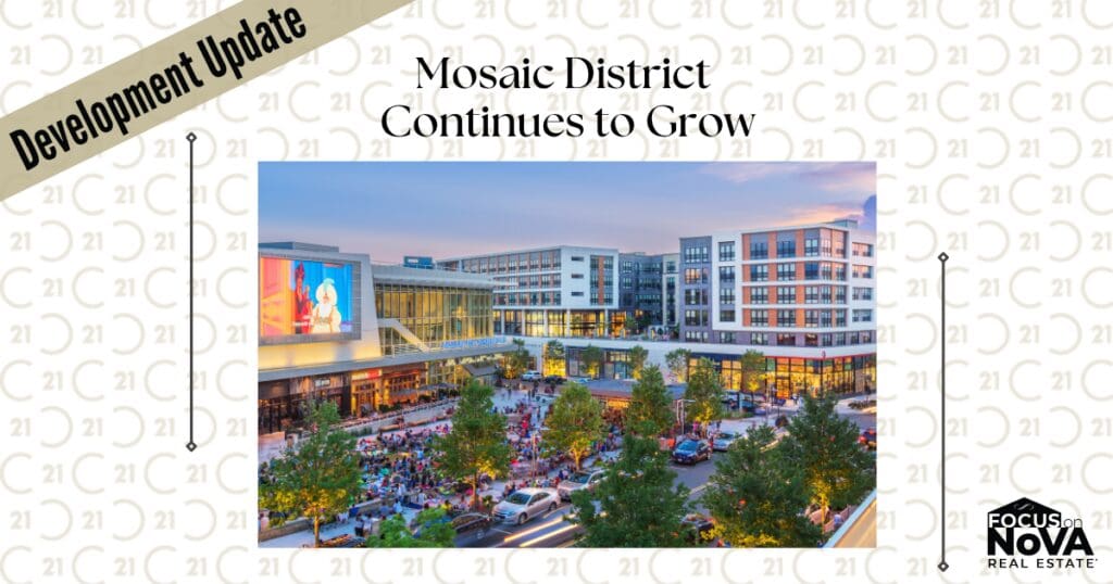 Mosaic District Continues to Grow as Merrifield Enters Its Next Phase of Development